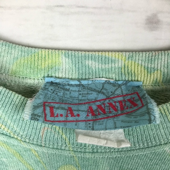 Vintage 1980s LA Annex Tie Dye Sweatshirt - Picture 3 of 3